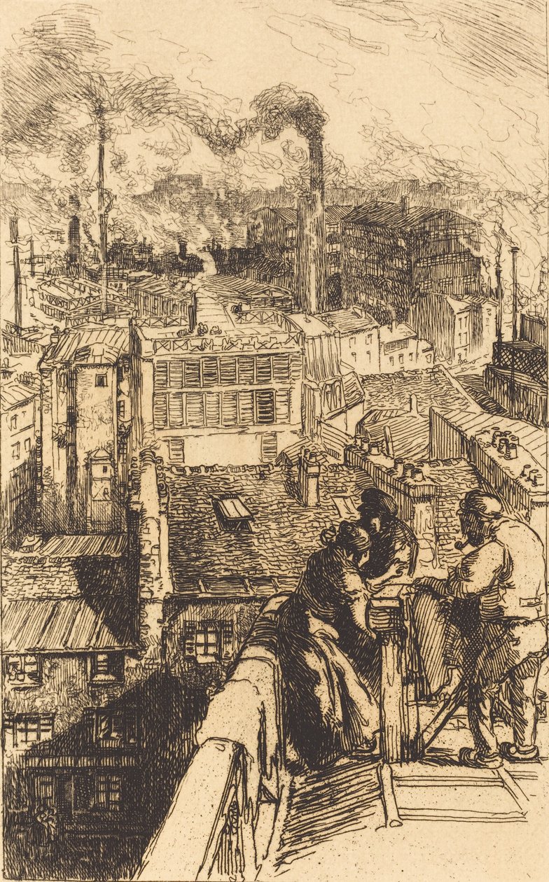 Quartier des Gobelins, 1893 - Auguste Lepere