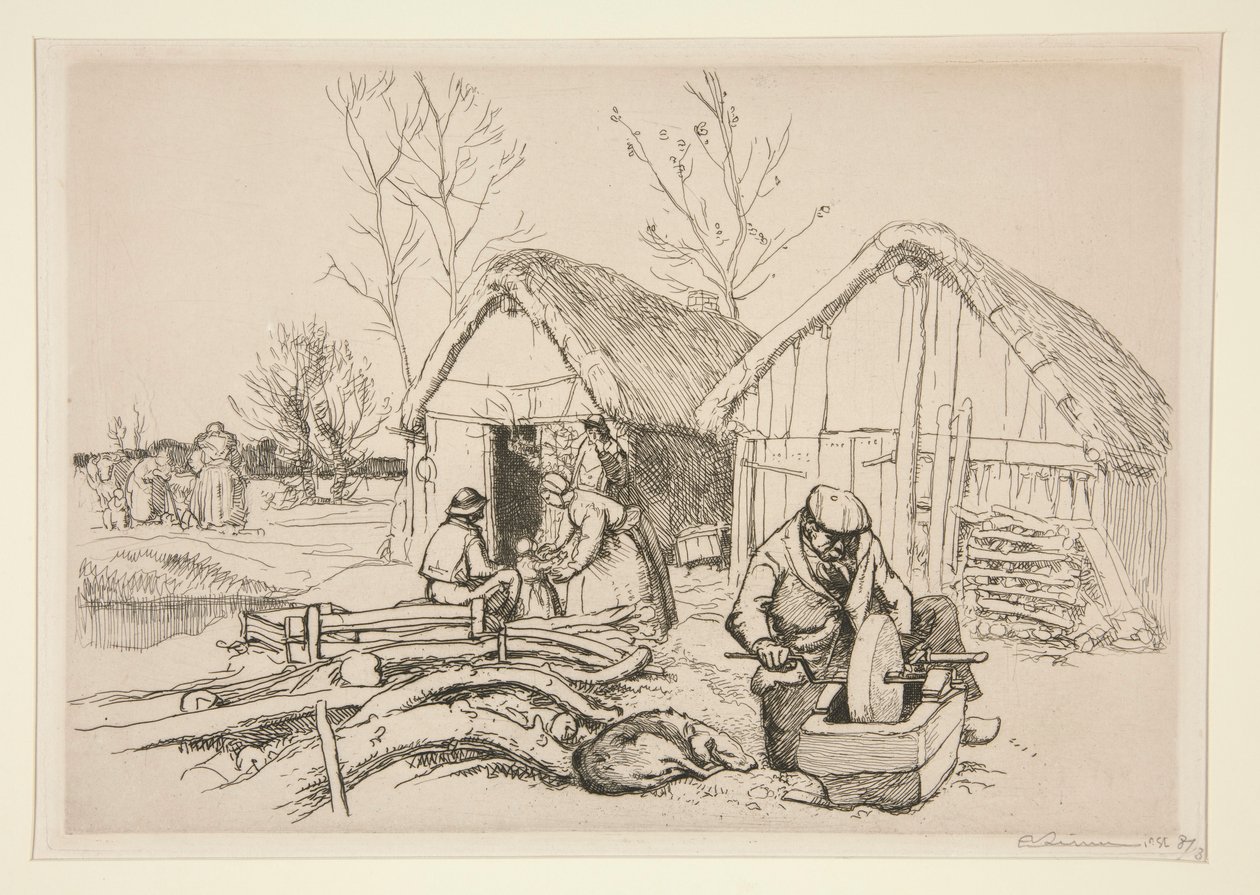 La maison du bûcheron (Vendée) - Auguste Lepere