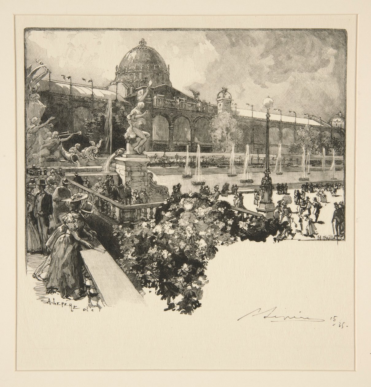 Le Palais des Arts Libéraux, Extérieur - Auguste Lepere