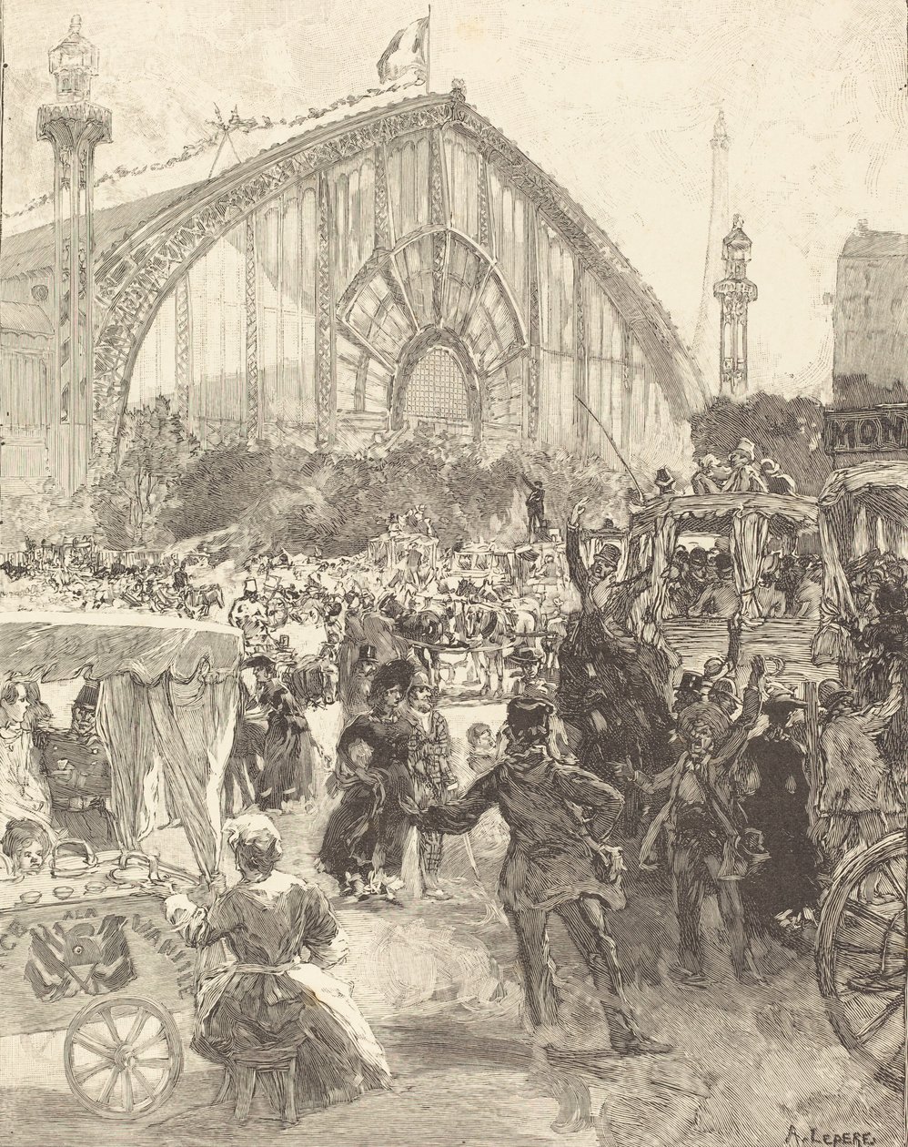 Le Palais des Machines - Auguste Lepere