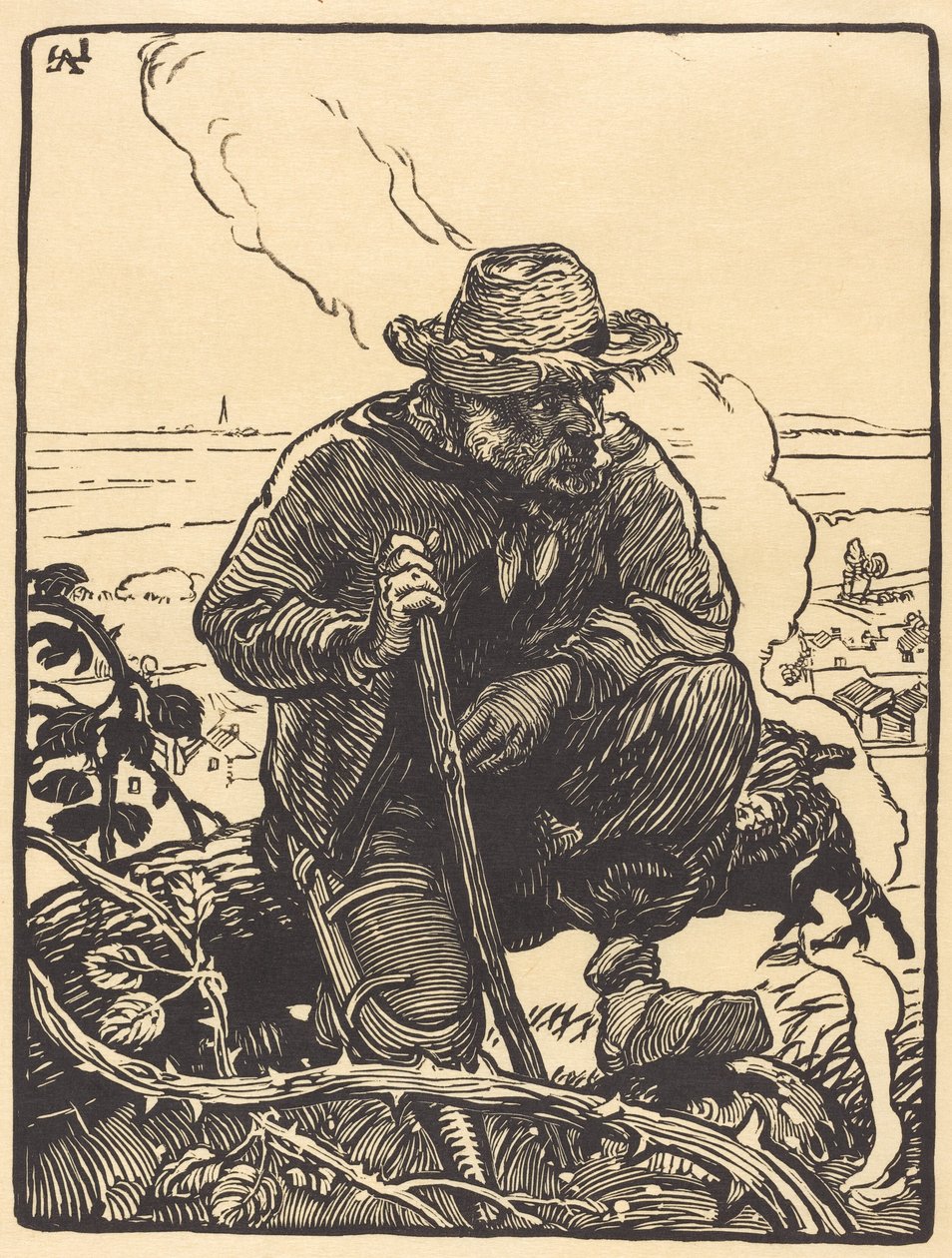 Le gueux des campagnes, 1895 - Auguste Lepere