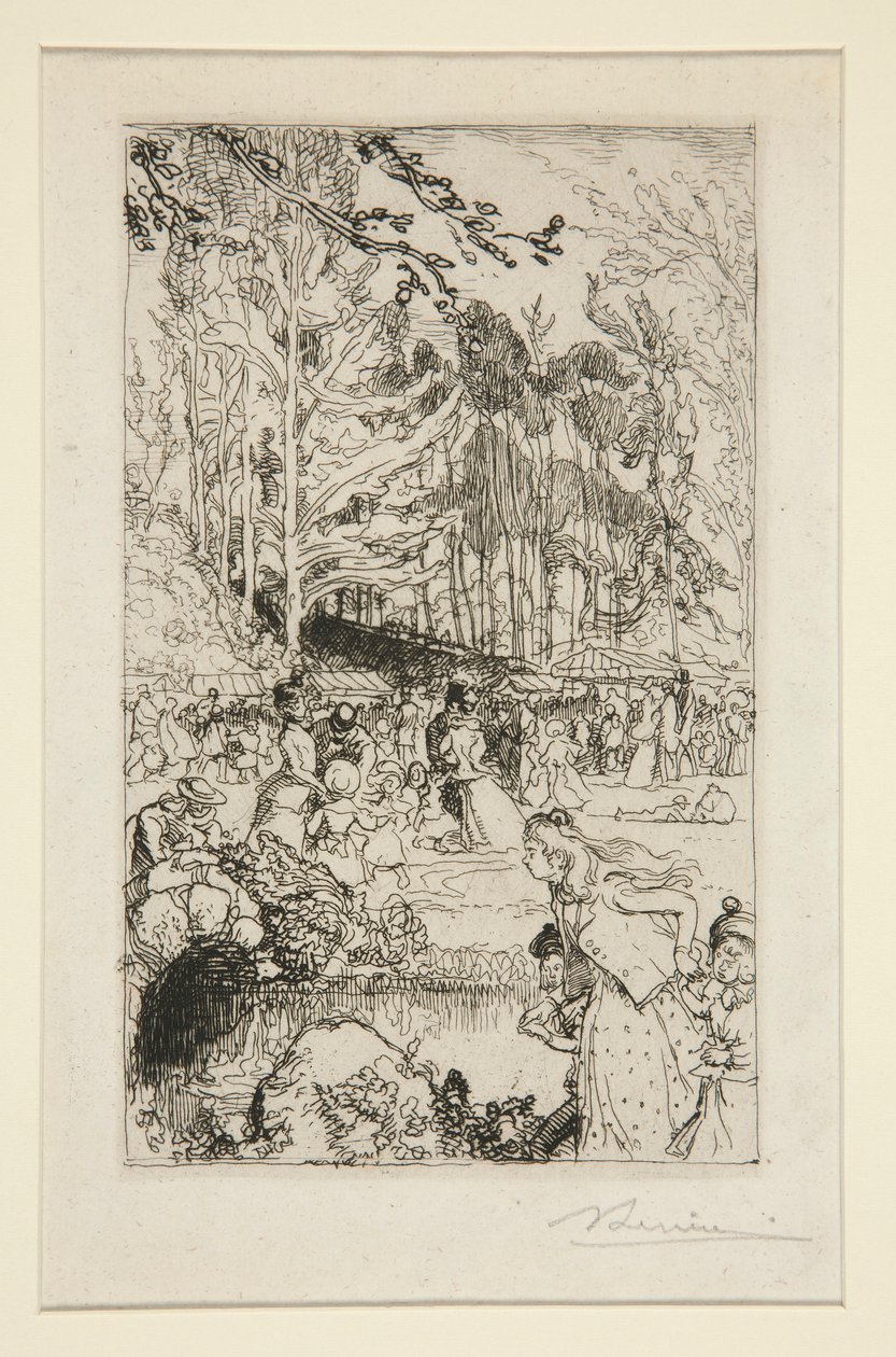 Dimanche après-midi à Nantes - Auguste Lepere