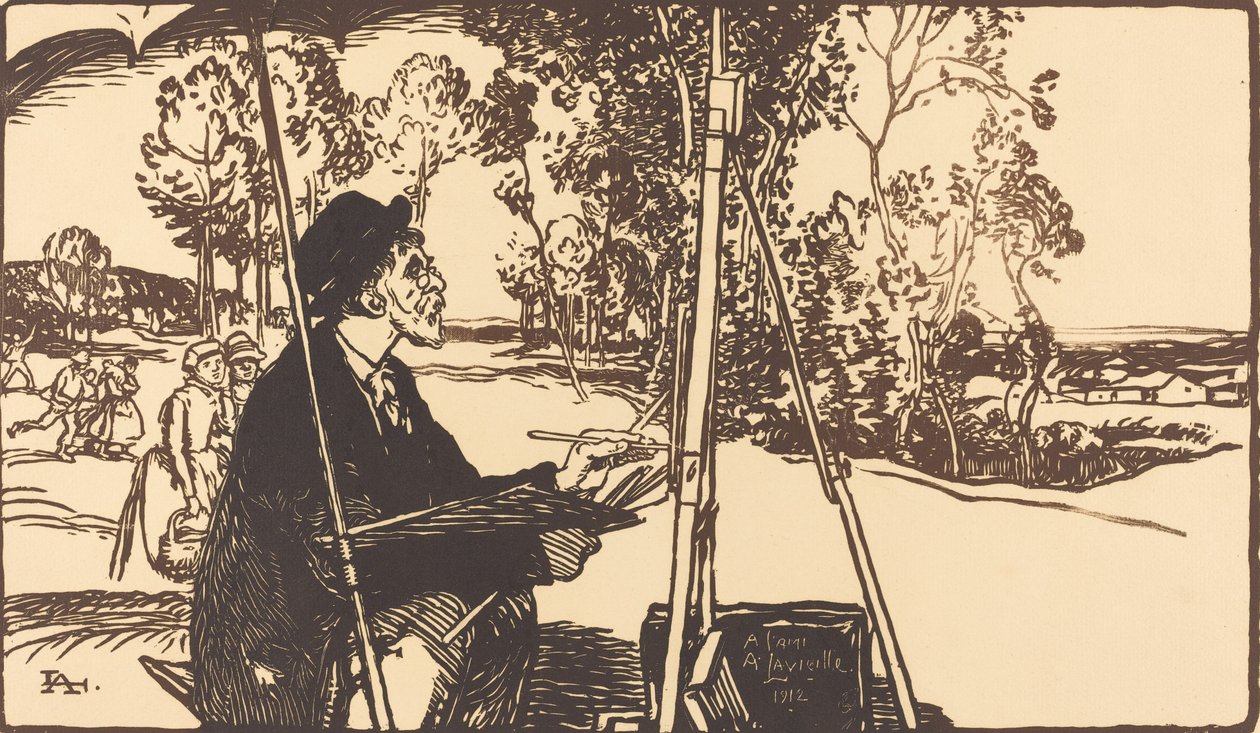 Le paysagiste, 1912 - Auguste Lepere