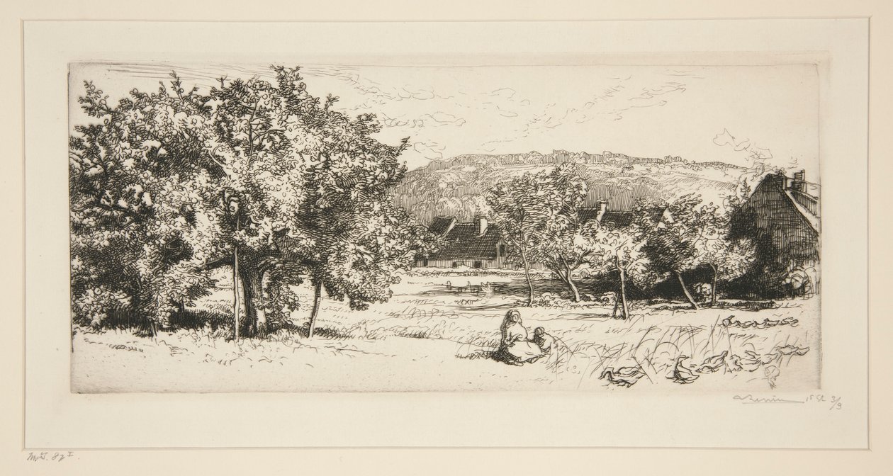 Village de Villeneuve-sur-Bellot (Seine-et-Marne) - Auguste Lepere