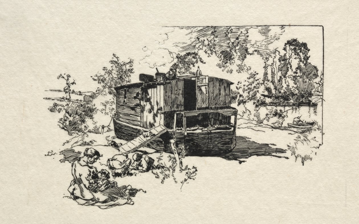 Bateau logement - Auguste Louis Lepère