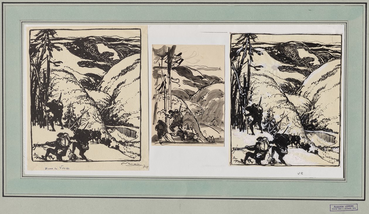 Dans les Vosges - Auguste Louis Lepère