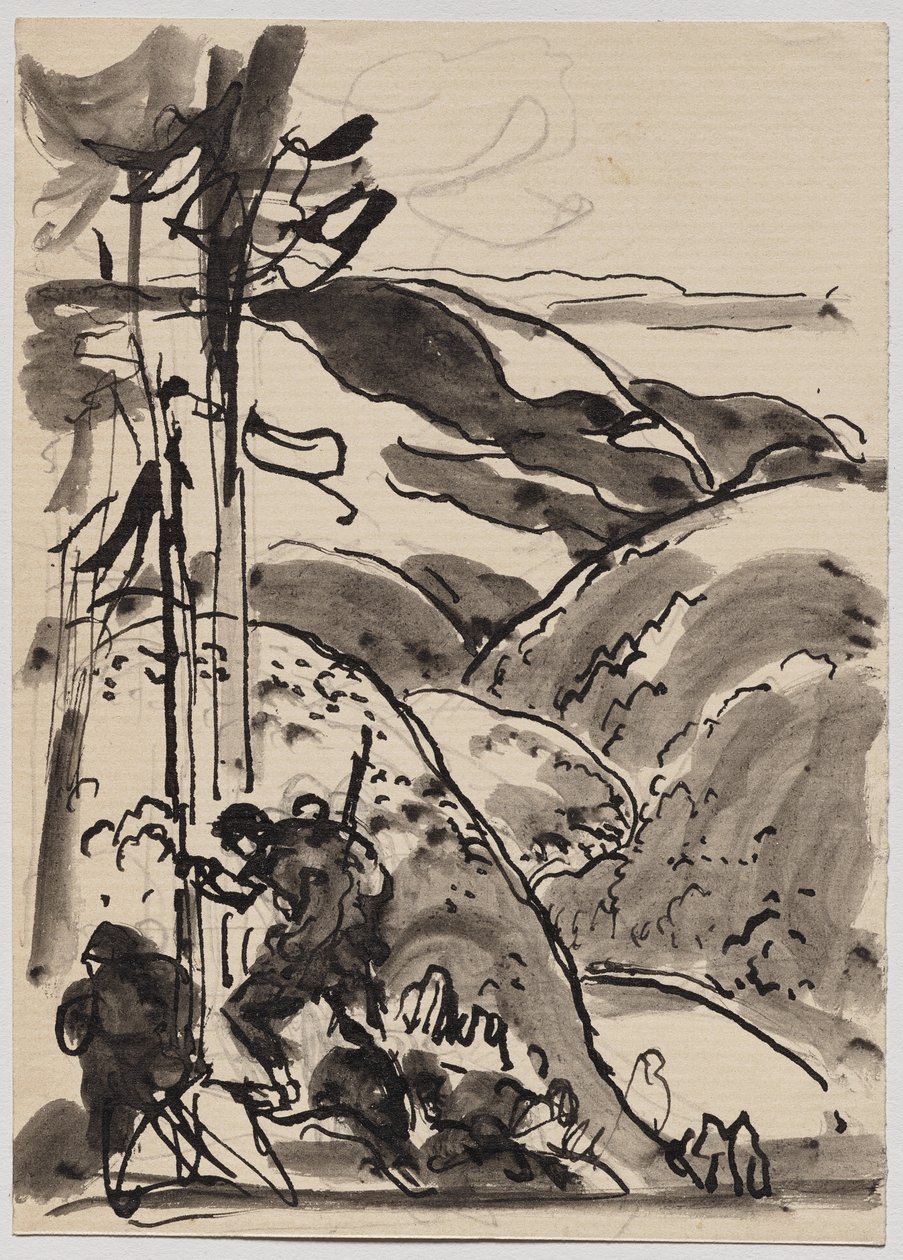 Dans les Vosges - Auguste Louis Lepère