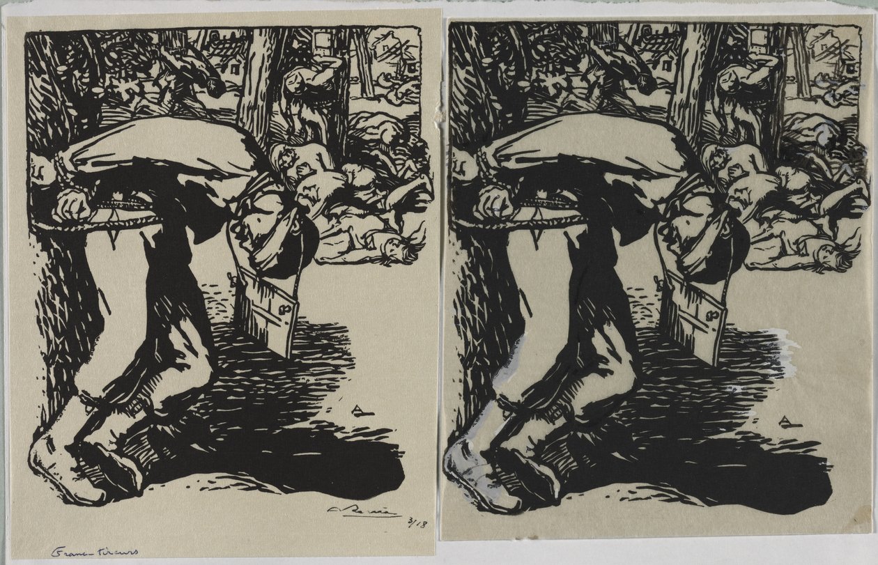 Francs-tireurs, 1914 - Auguste Louis Lepère