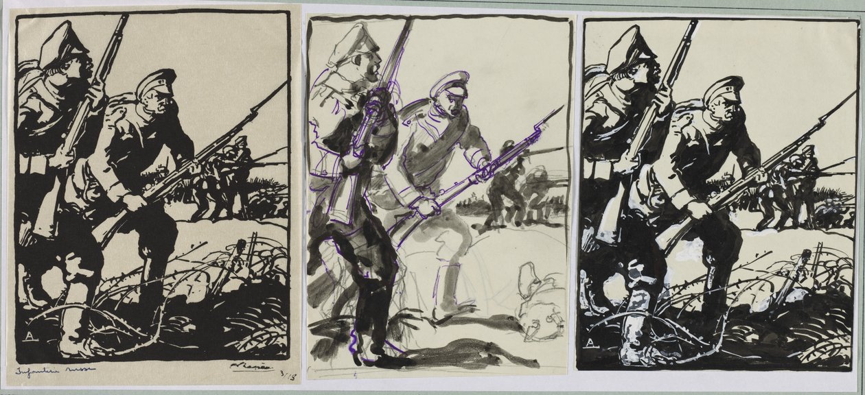 Infanterie Russe - Auguste Louis Lepère
