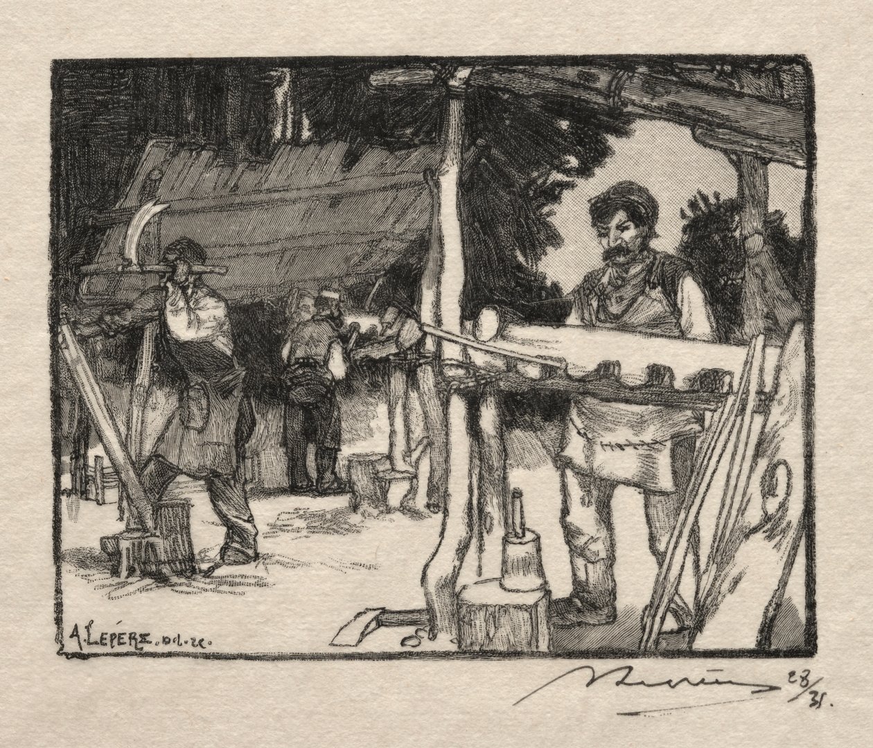 Le Fabricant de lattes - Auguste Louis Lepère