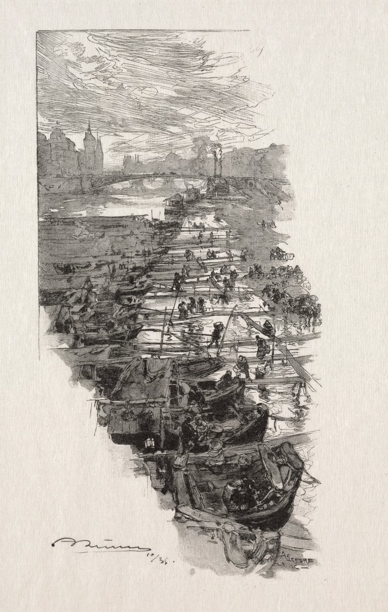 Le Marché aux Pommes - Auguste Louis Lepère