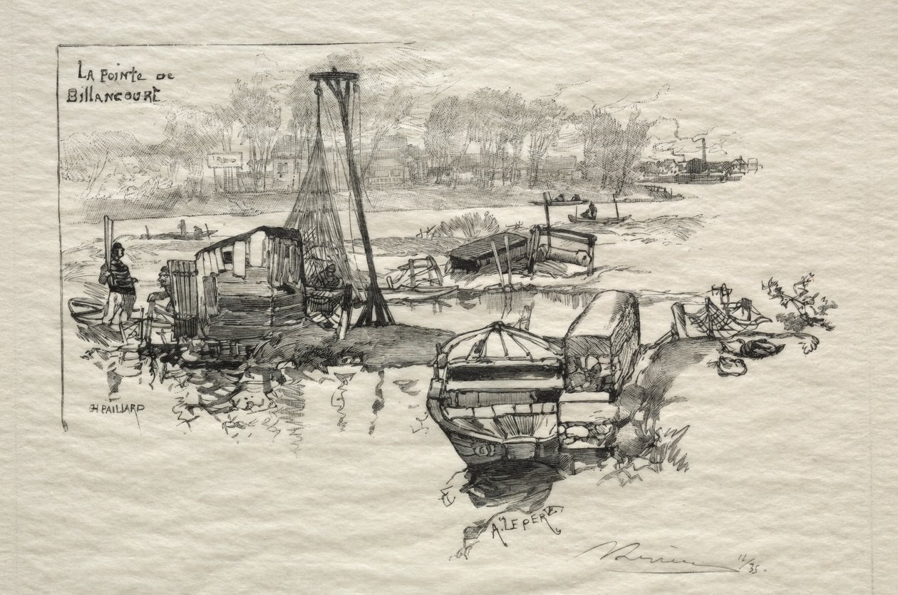 Le Point de Billancourt - Auguste Louis Lepère