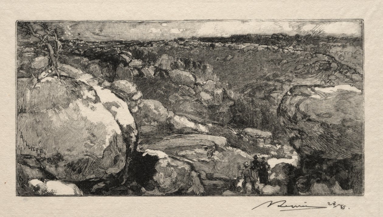 Le cirque du Long-Rocher - Auguste Louis Lepère