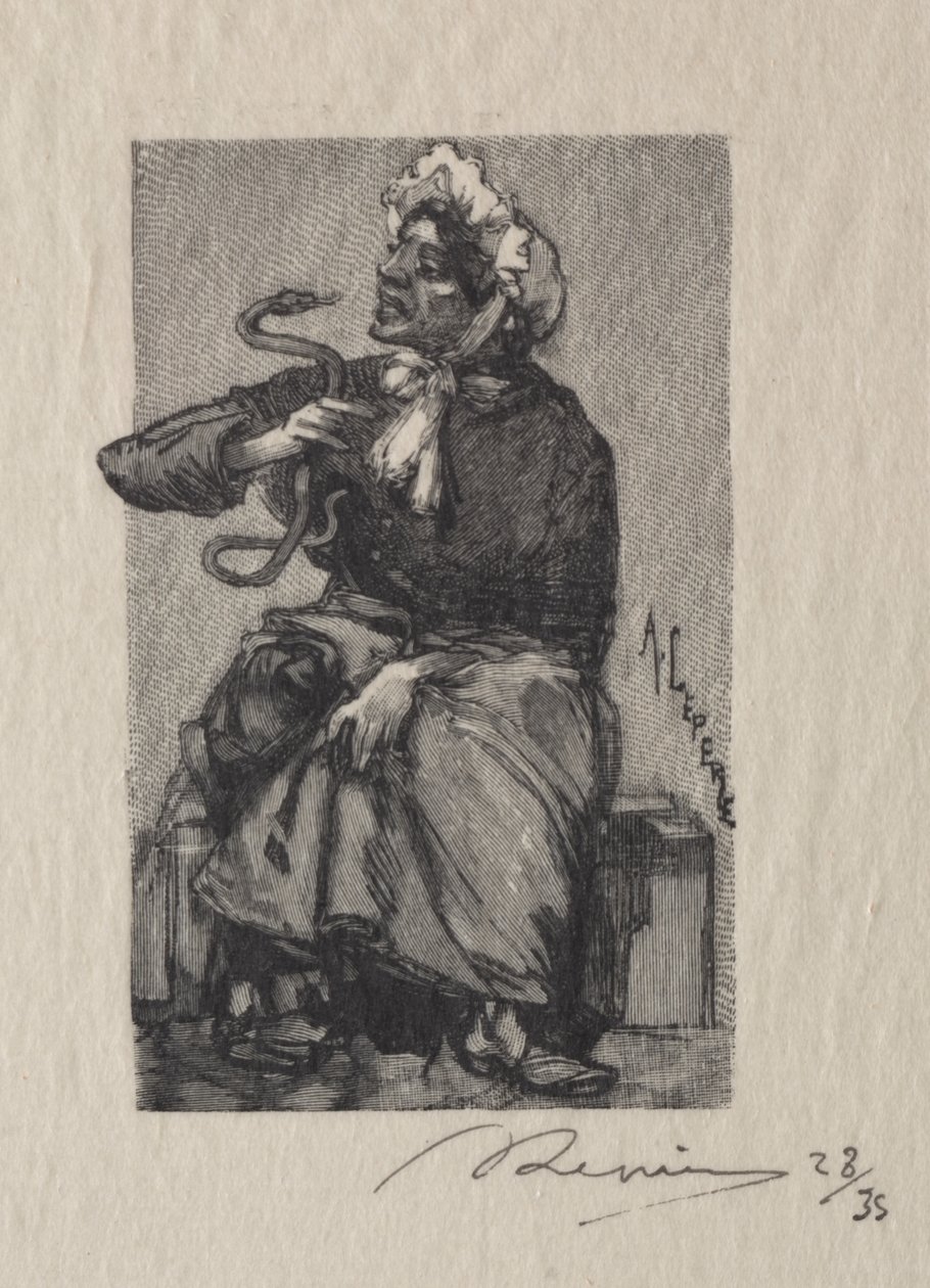 Marchande de Serpents - Auguste Louis Lepère