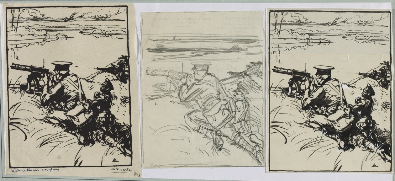 Mitrailleurs Anglais - Auguste Louis Lepère