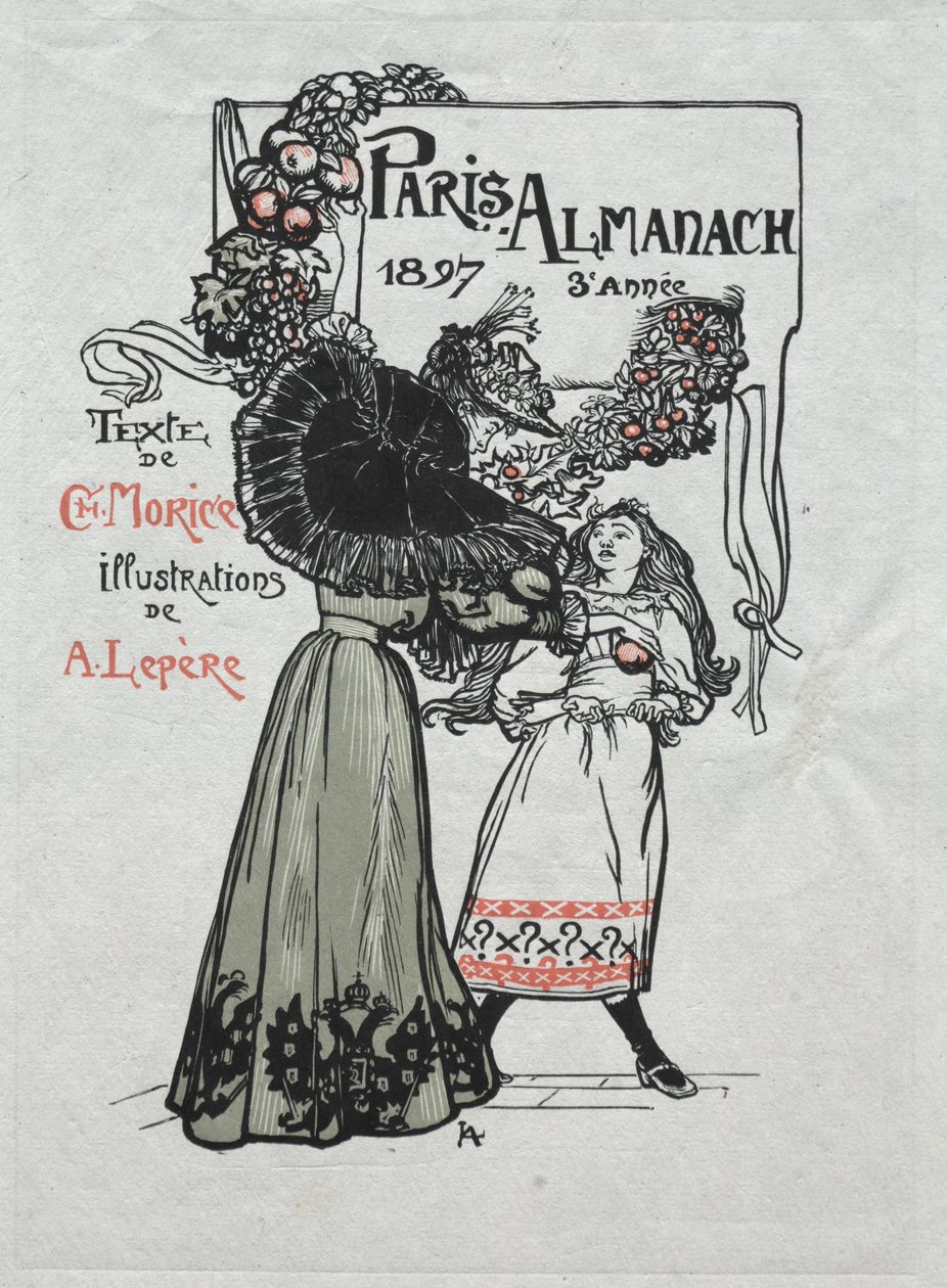 Almanach de Paris, 1897: Couverture - Auguste Louis Lepère