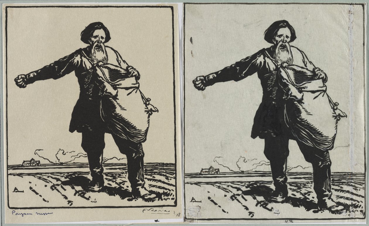 Paysan Russe - Auguste Louis Lepère