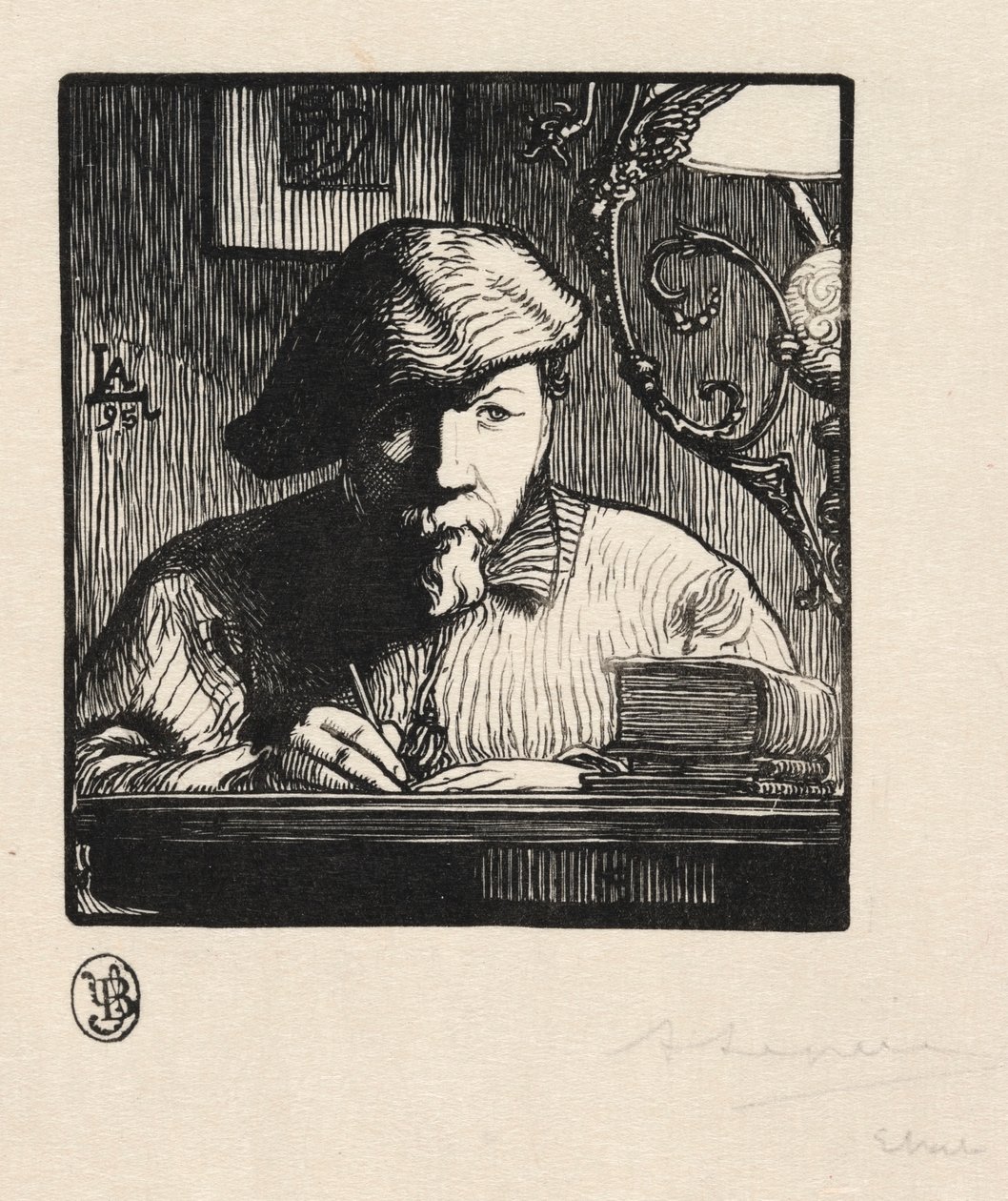 Autoportrait, 1895 - Auguste Louis Lepère
