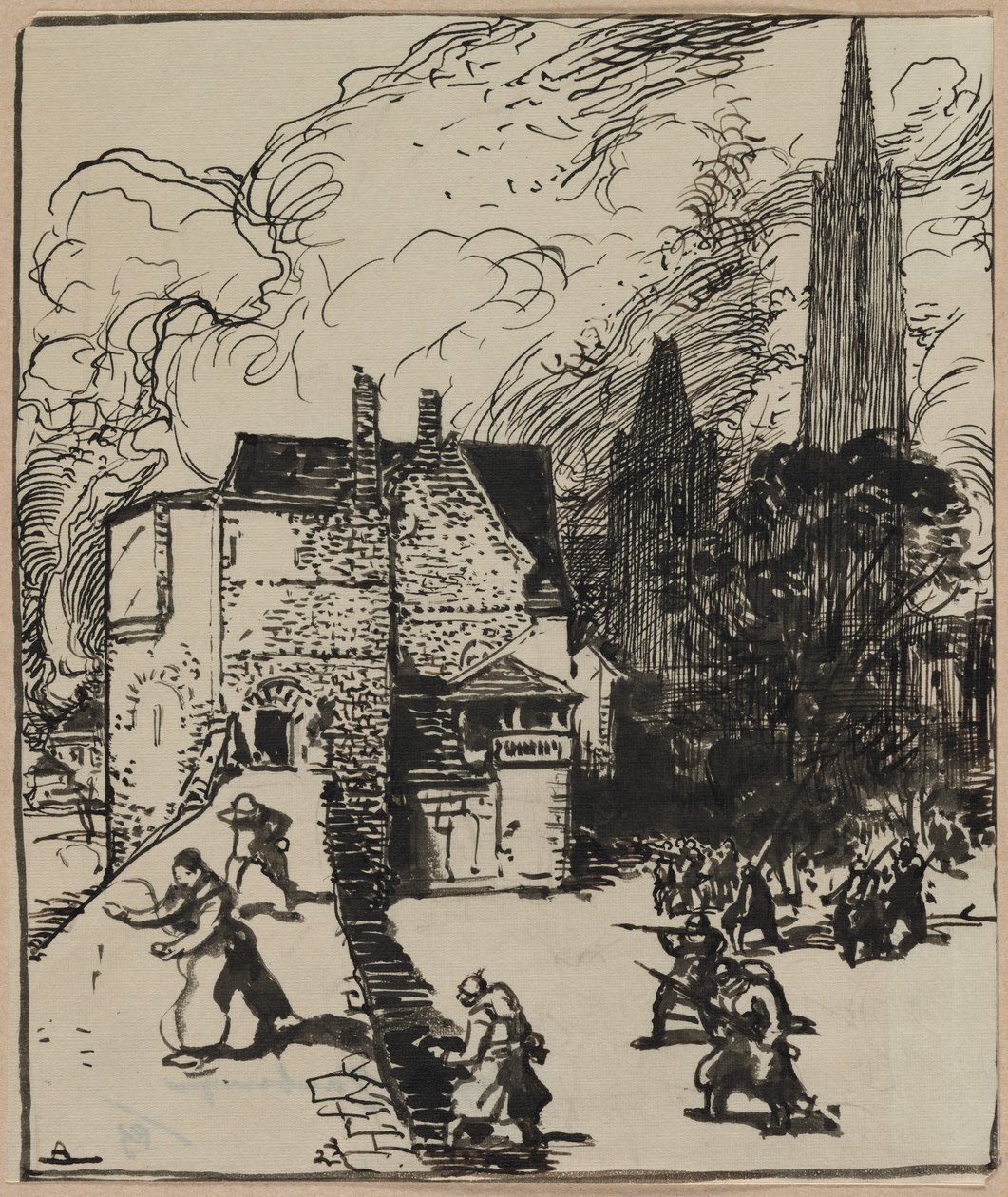 Siège de Maubeuge, 1914 - Auguste Louis Lepère
