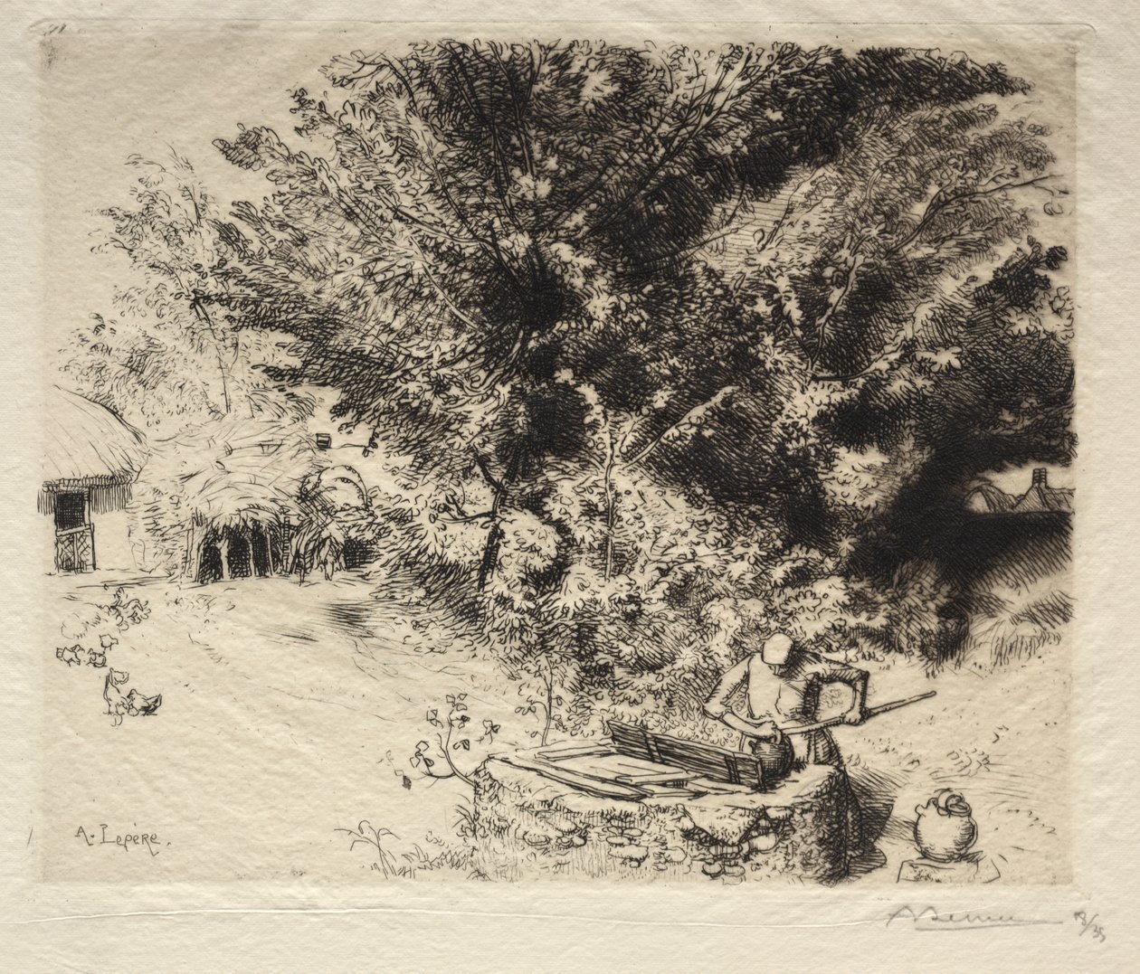La fosse - Auguste Louis Lepère