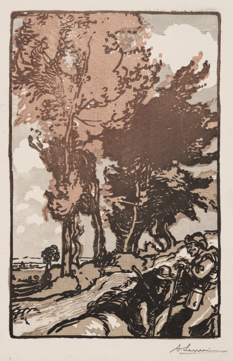 Le Lieu de repos - Auguste Louis Lepère