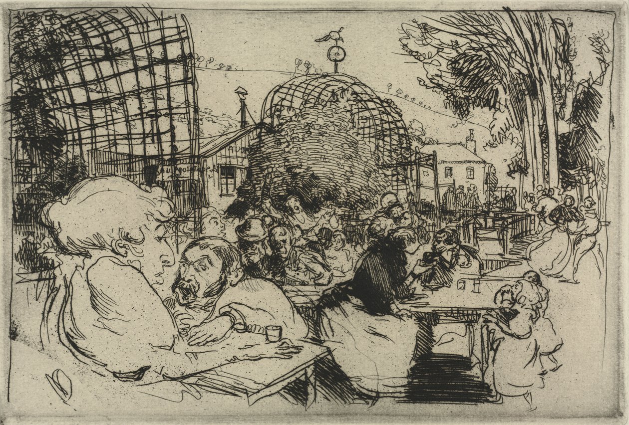 Les deux bossus - Auguste Louis Lepère