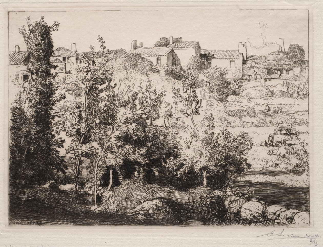 Village de la Meule - Auguste Louis Lepère