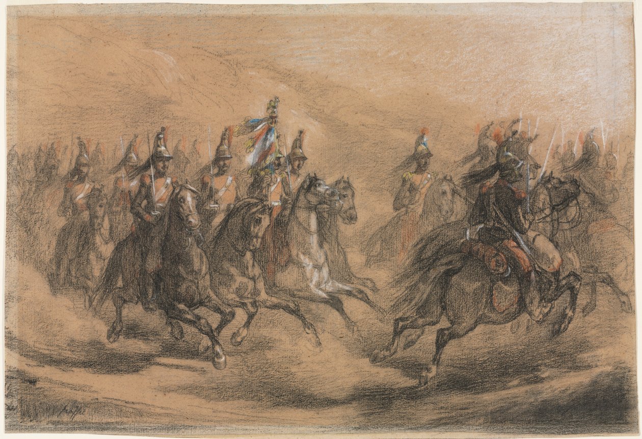 Charge de cavalerie - Auguste Raffet