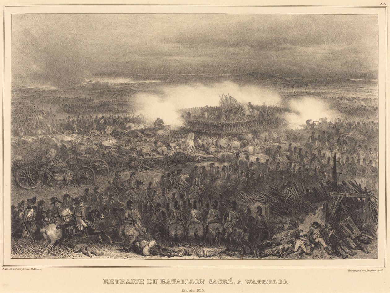 Retraite à Waterloo - Auguste Raffet