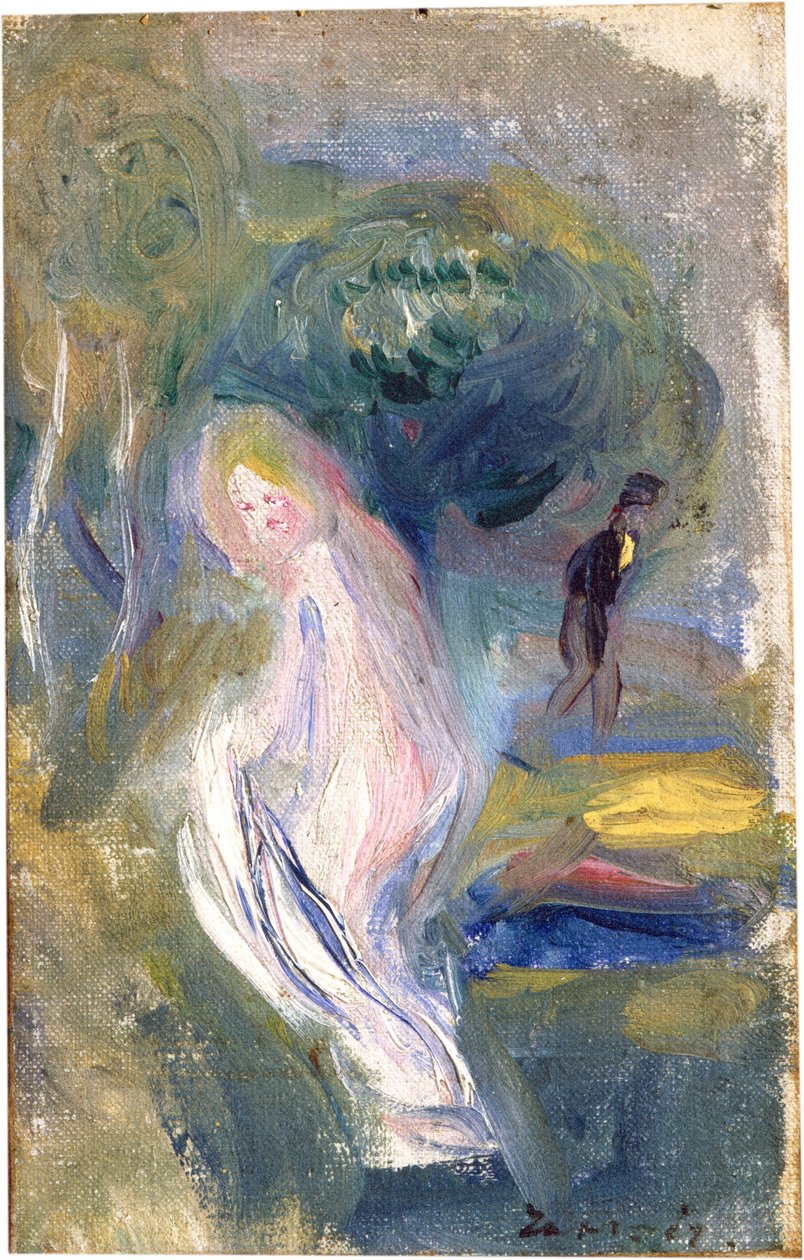 Nu avec figure en arrière-plan - Auguste Renoir