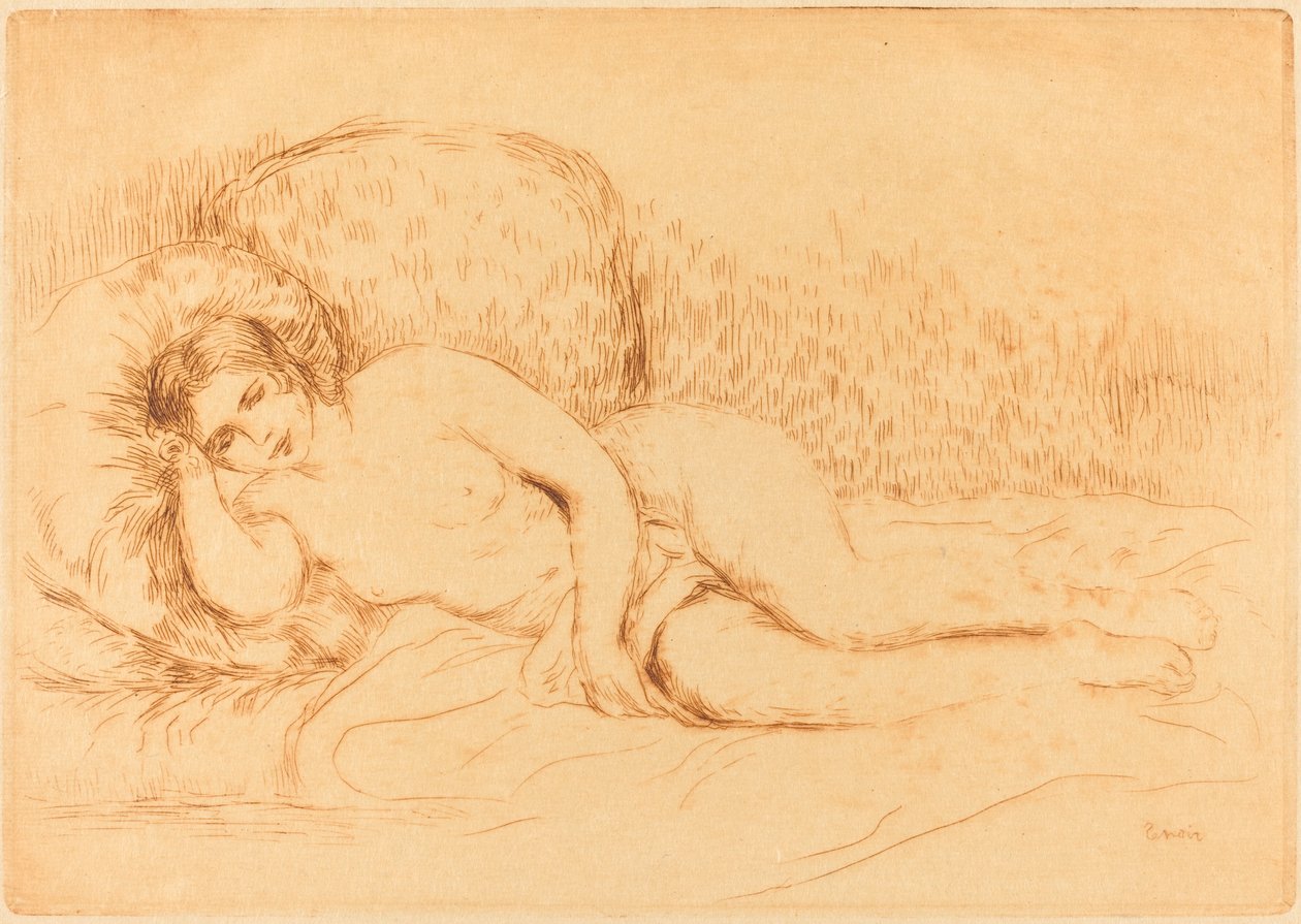 Femme couchée - Auguste Renoir