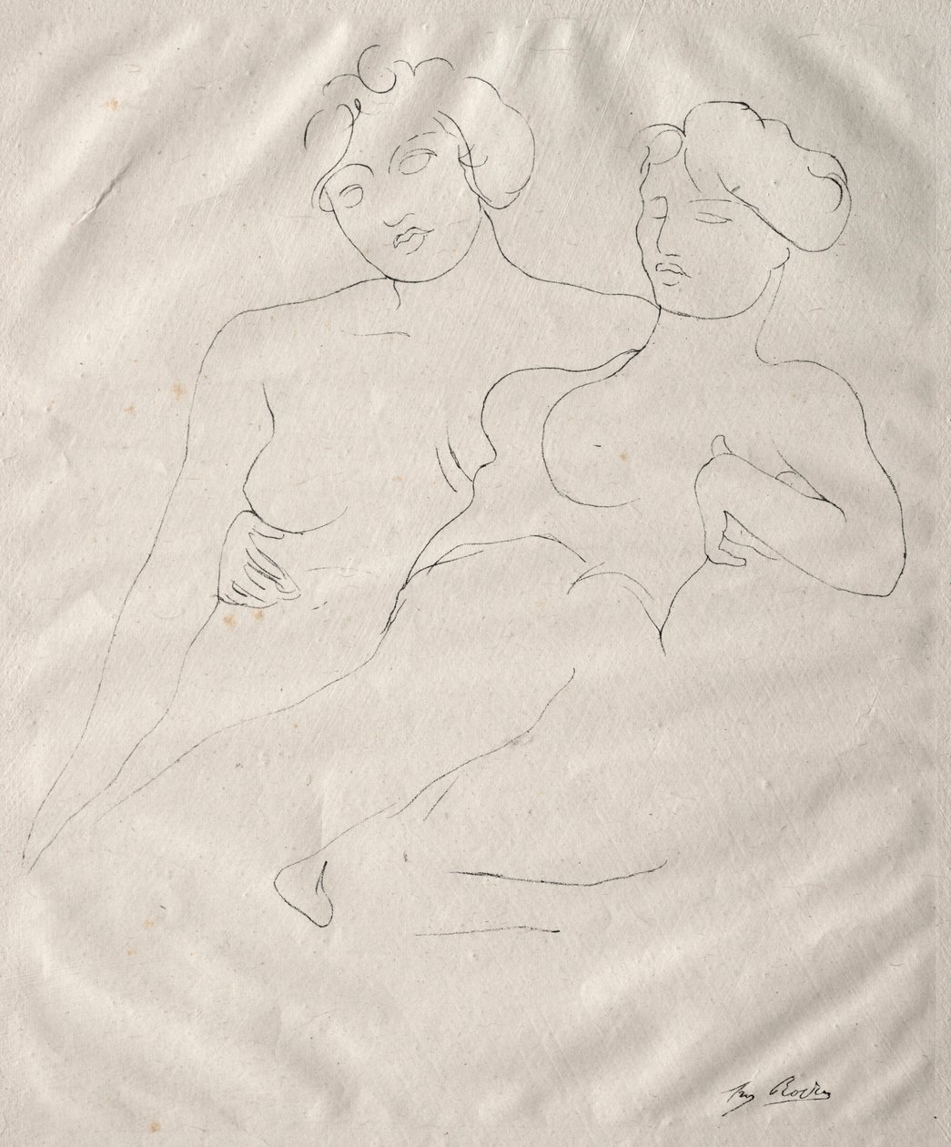 Deux Figures - Auguste Rodin