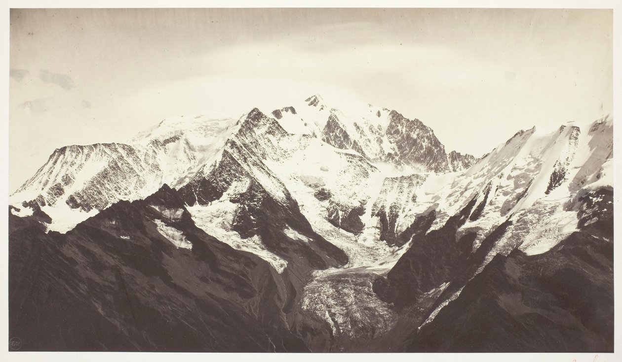 Savoie 46, Mont-Blanc, vu de Mont-Joli - Auguste Rosalie Bisson