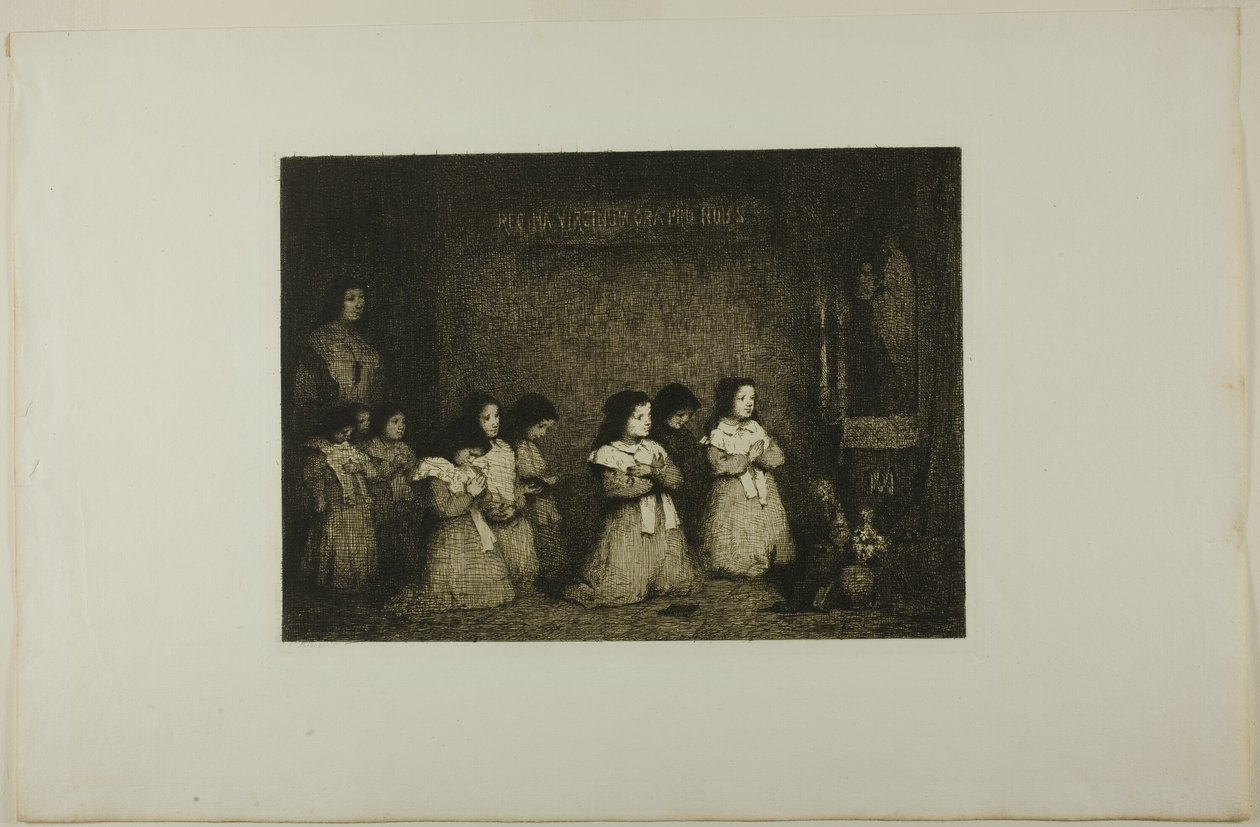 La Prière - Augustin Théodule Ribot