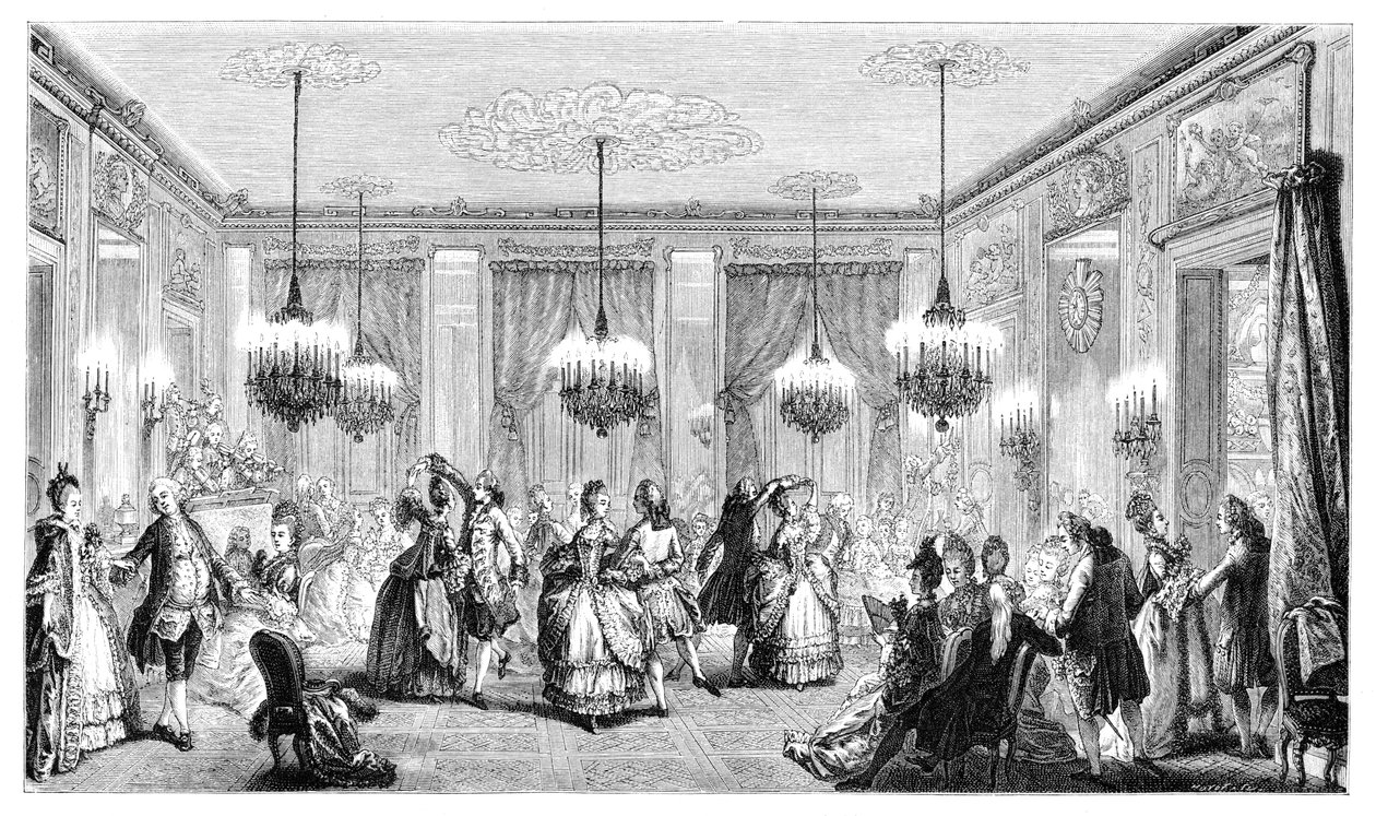 Le Bal, 1885 - Augustin de Saint Aubin