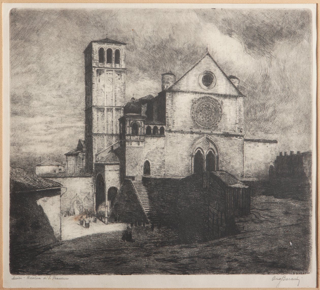 Assise, Basilique de Saint François - Augusto Baracchi