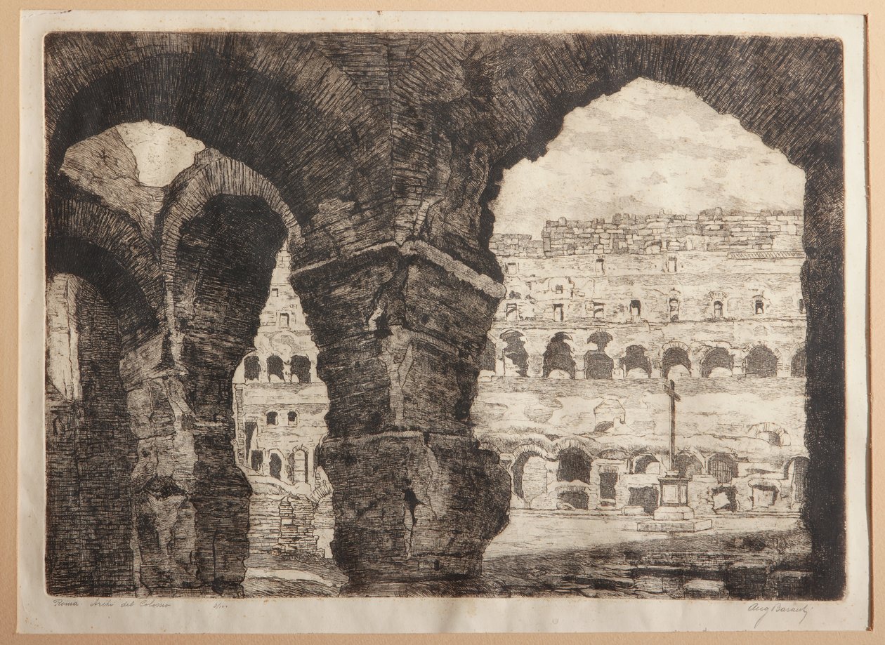 Rome, les Arches du Colisée - Augusto Baracchi
