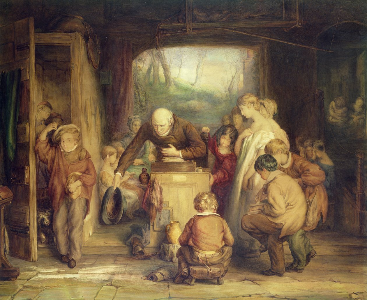 Le Dernier Entré - Augustus Edward Mulready