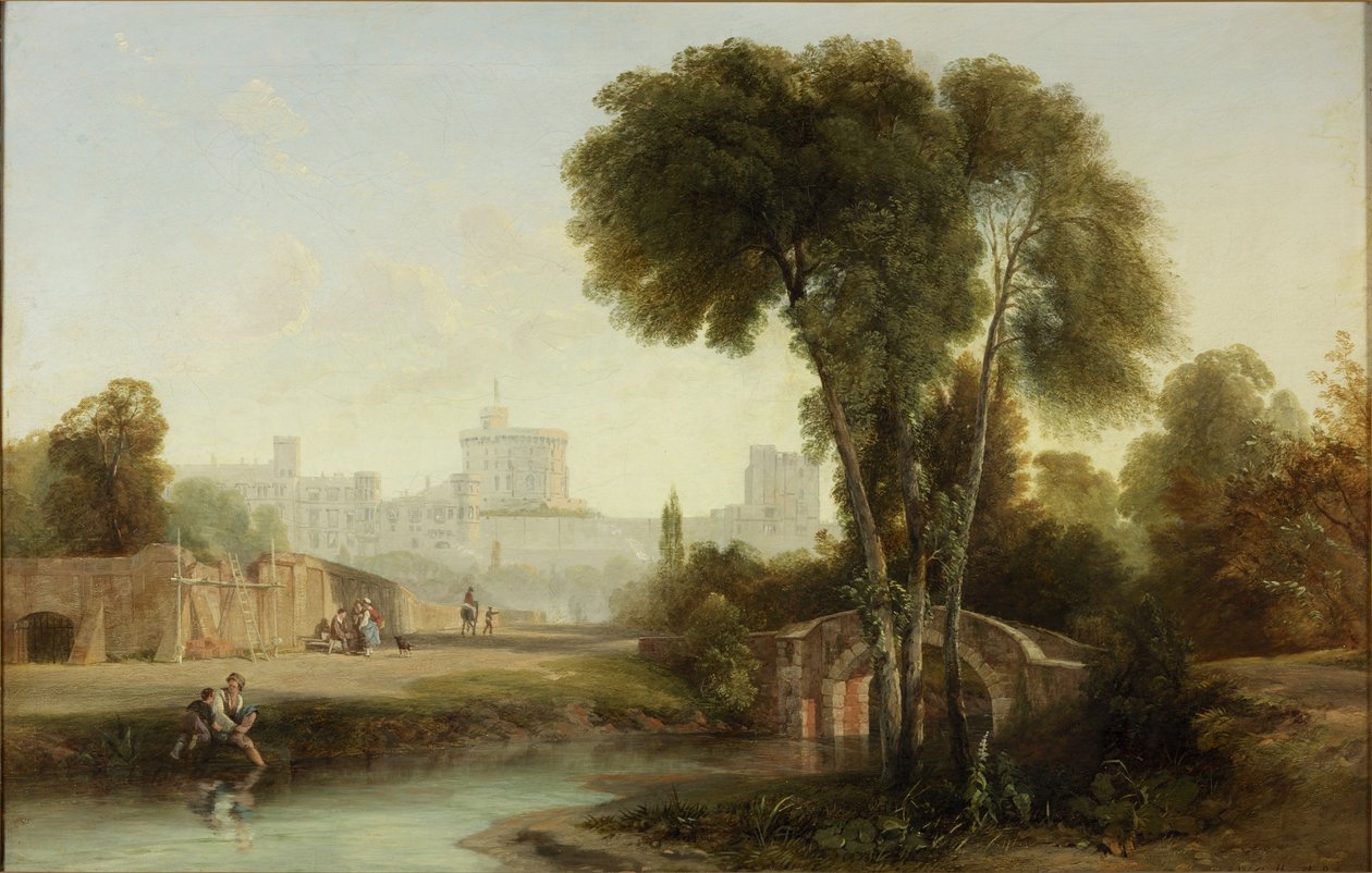 Château de Windsor depuis le Vieux Pont - Augustus Wall Callcott