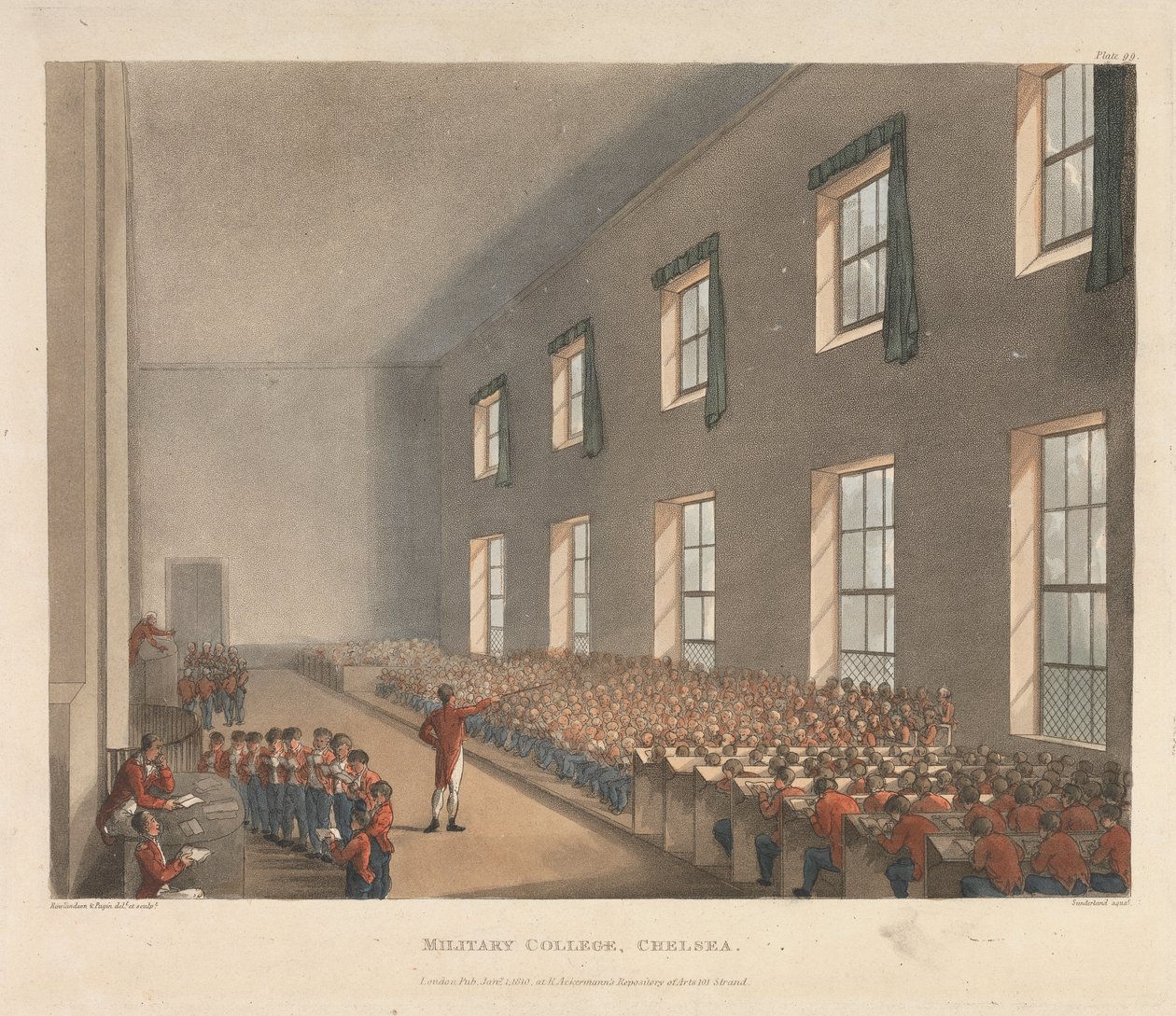 Collège militaire, Chelsea - Augustus Charles Pugin