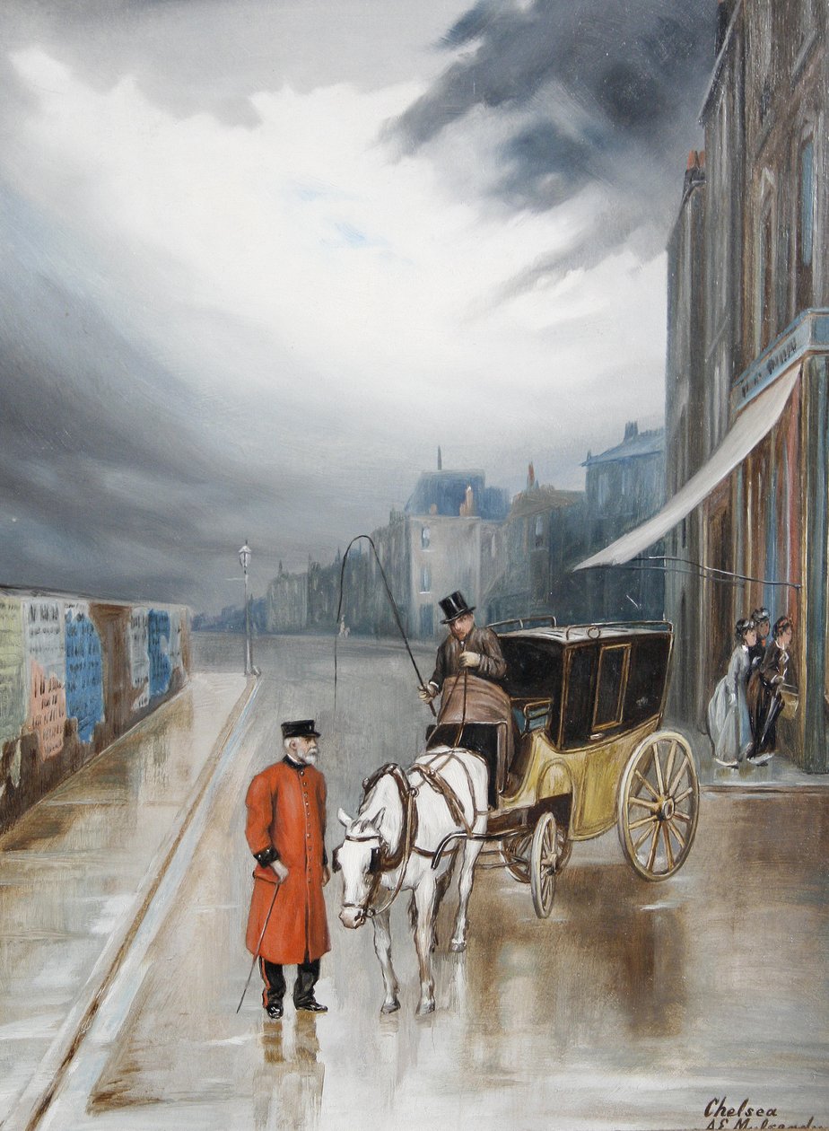 Après la pluie - Chelsea - Augustus Edwin Mulready