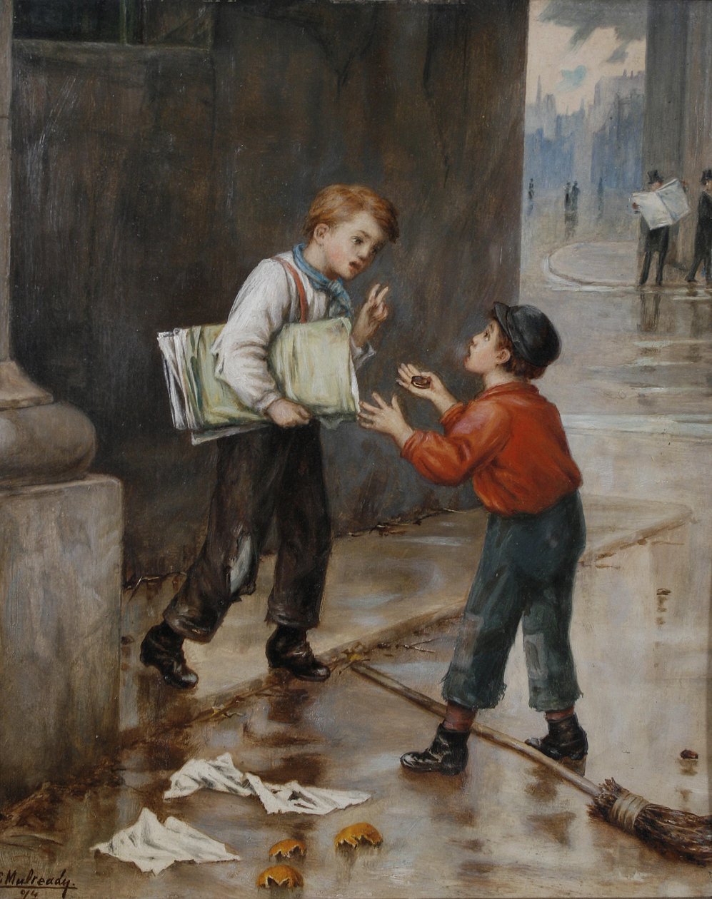 La chance en un instant - Augustus Edwin Mulready