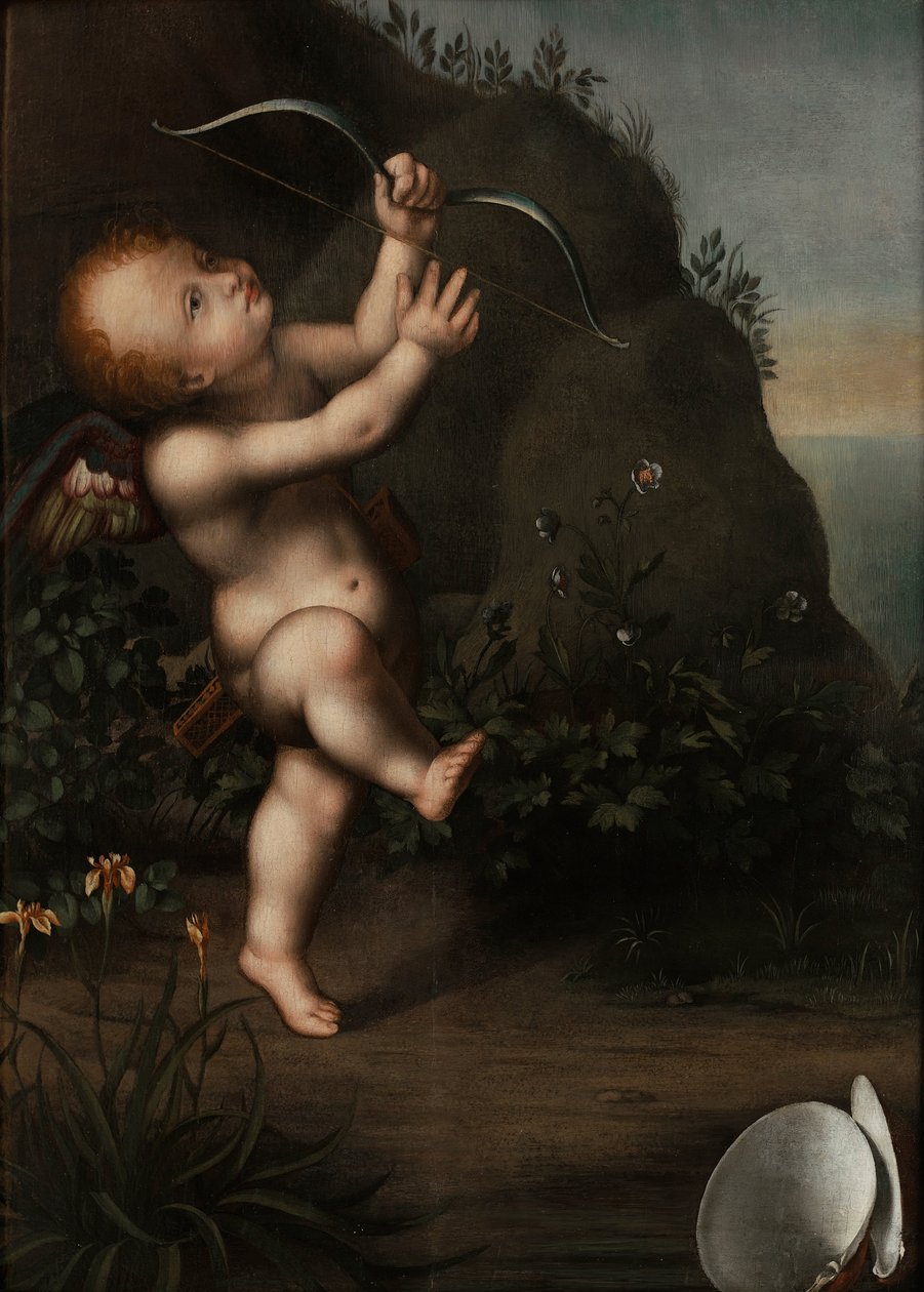 Cupidon avec un arc, avant 1593 - Aurelio Luini