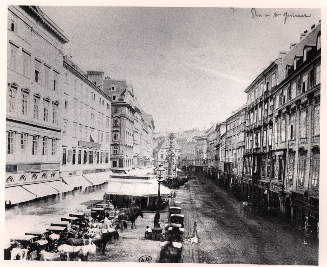 Vue du Graben, Vienne, vers 1860-80 - Austrian Photographer