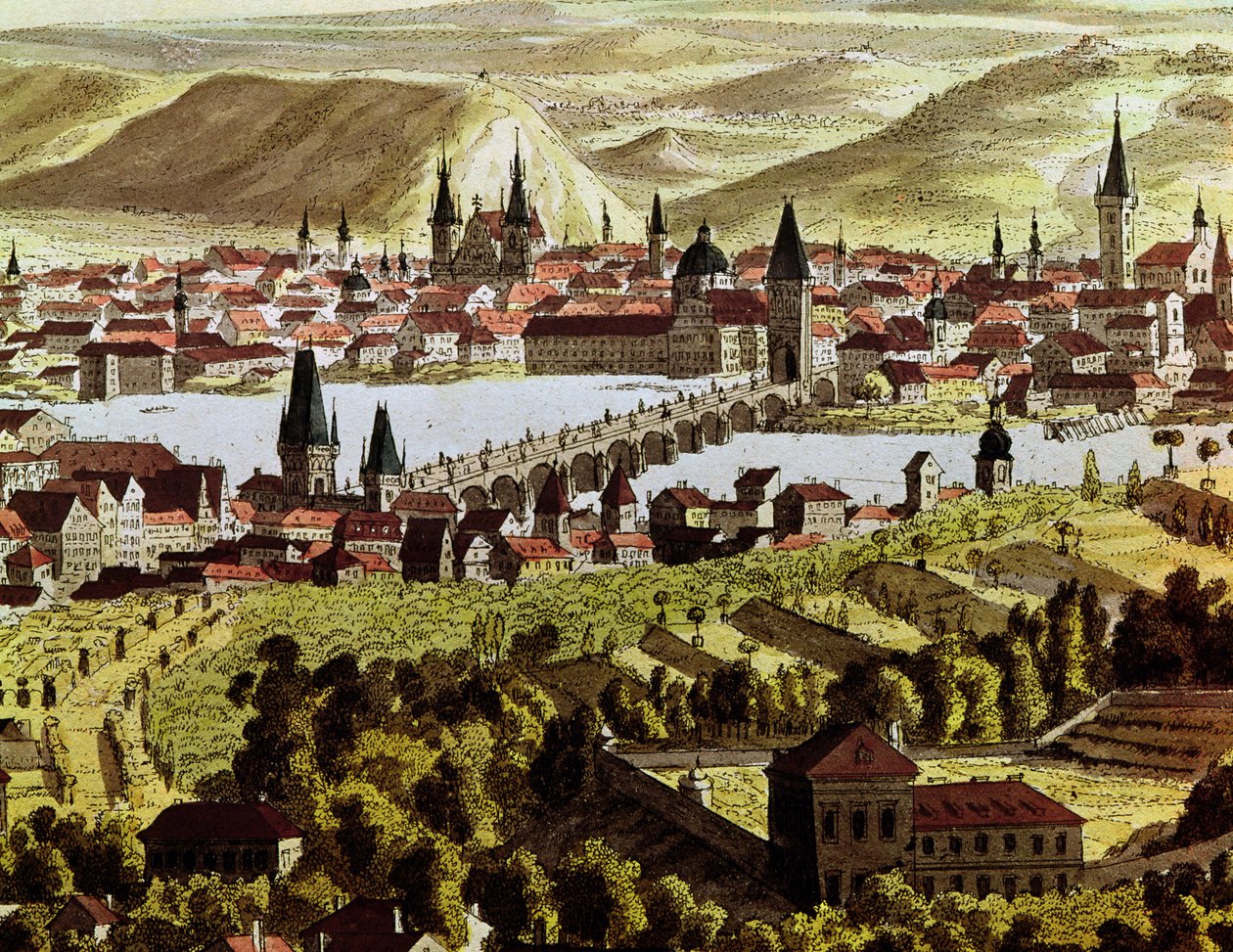 Vue de Prague - Austrian School