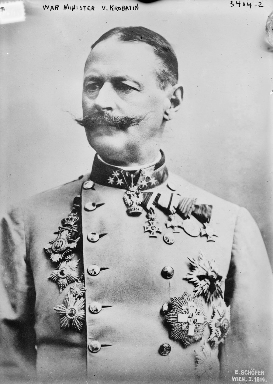 Ministre de la Guerre V. Krobatin, 1914 - Austrian Photographer