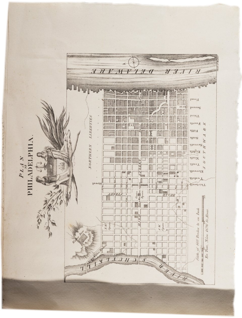 Carte de Philadelphie, d