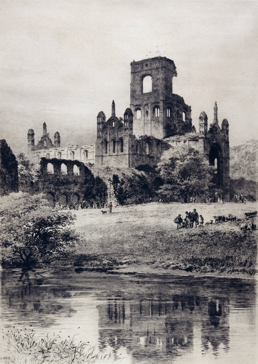 Abbaye de Kirkstall depuis le sud-est - Axel Haig