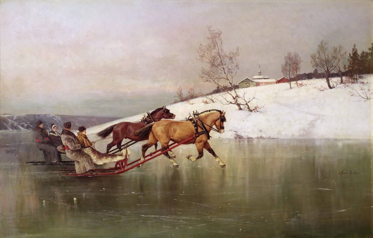 Une course - Axel Hjalmar Ender