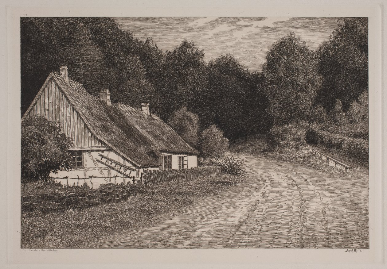 Danish : Ferme dans la forêt - Axel Holm